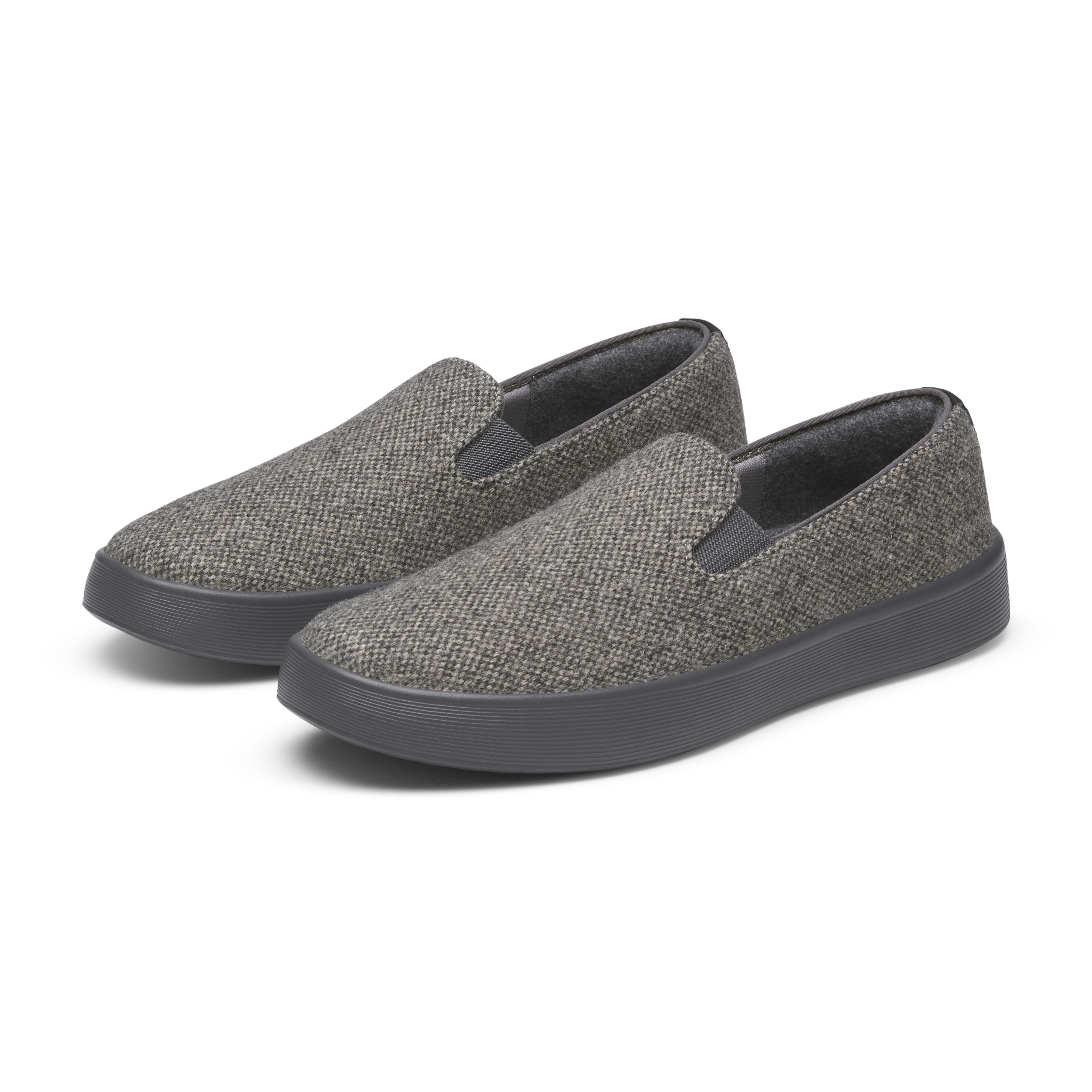 Men's Cruiser Slip On Tweed - Dark Grey (Stormy Grey Sole) - Image 5