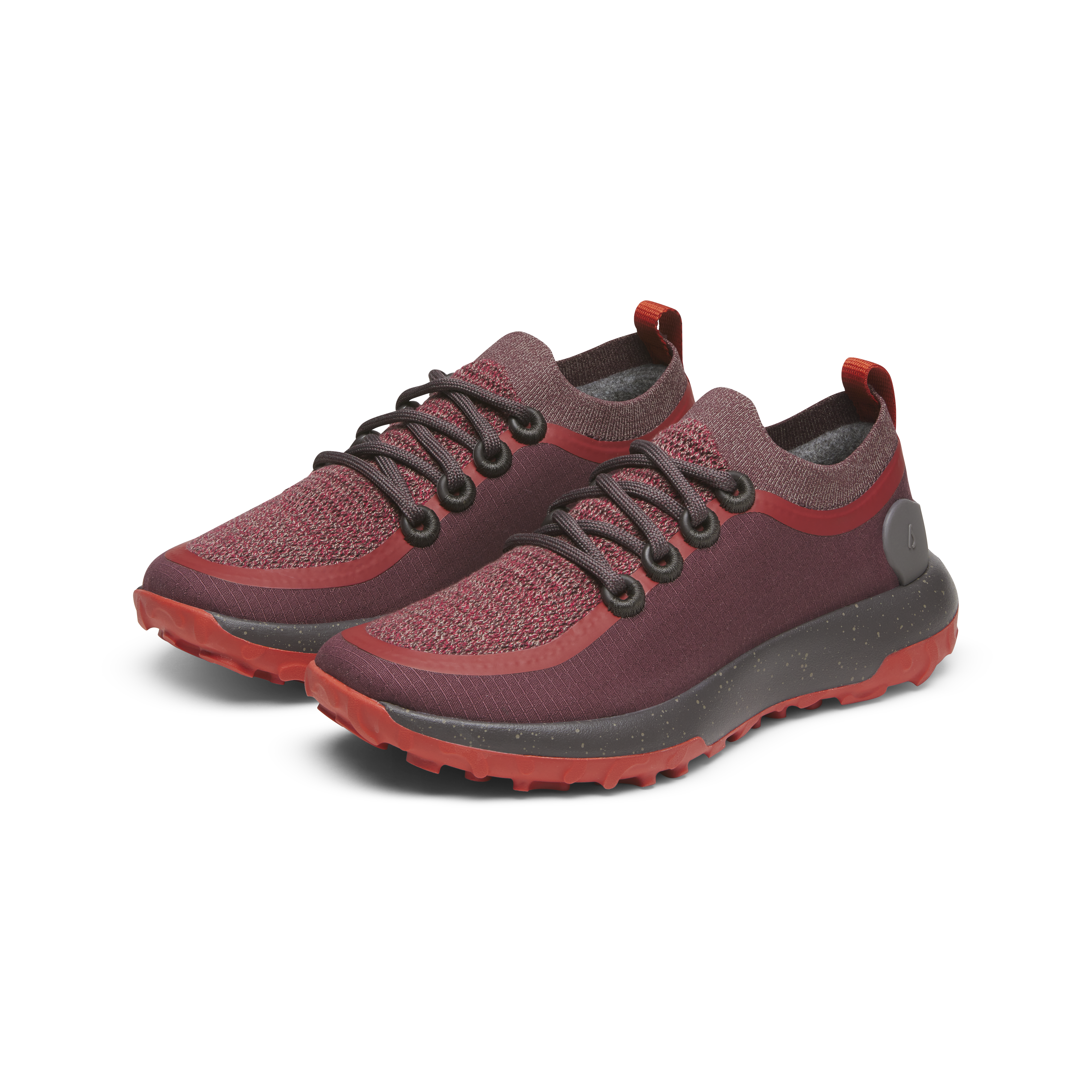 Women's Trail Runners - Deep Red (Dark Anthracite Sole) - Image 5